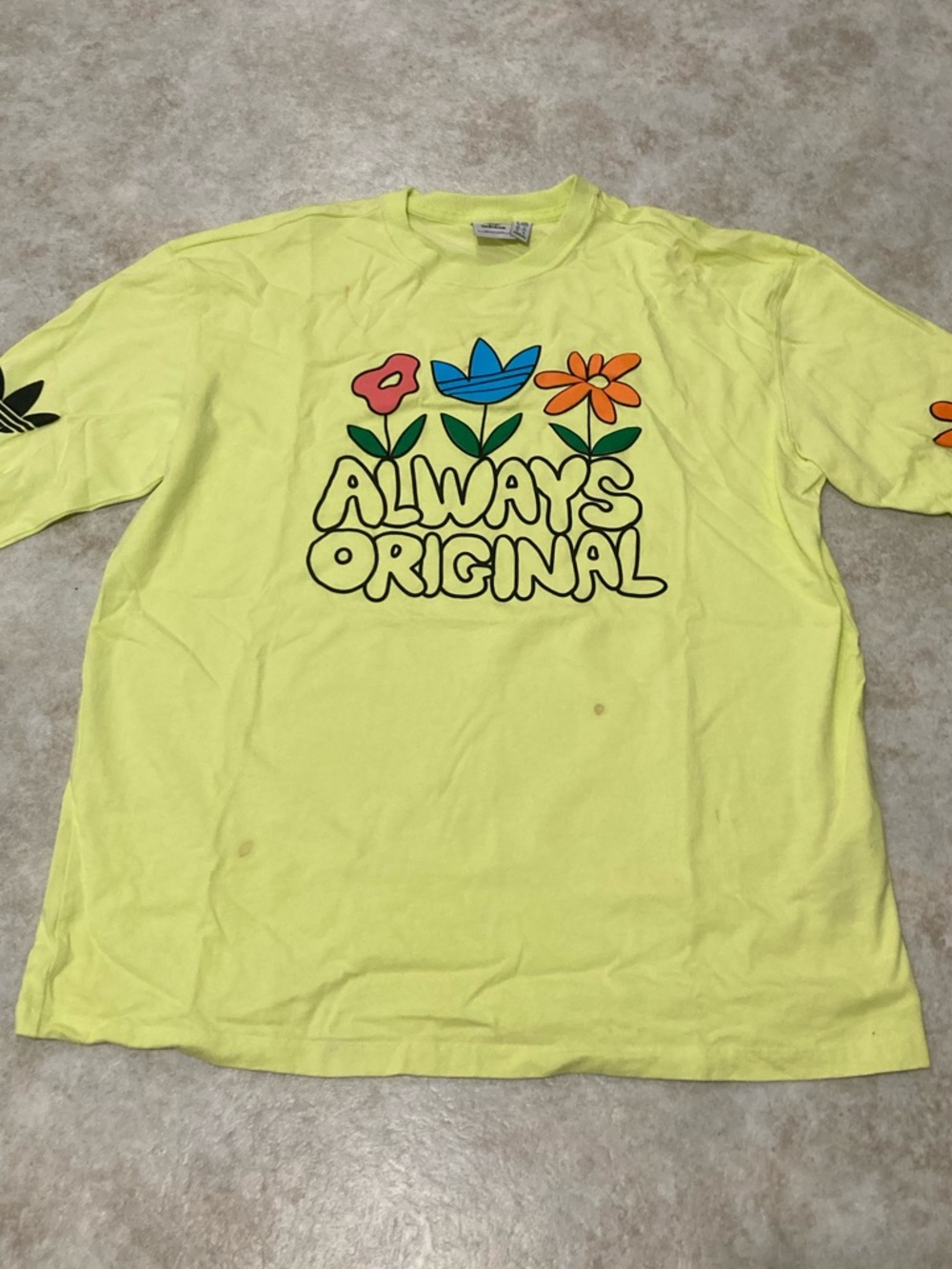 ADIDAS🌷Neon Floral Longsleeve Tee - Picture 13 of 16